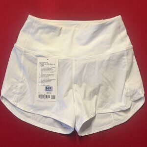 Lululemon Speed Up HR Short 4" Lined brand new never worn with tags.